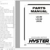 Hyster Forklift Truck A966 (H2.50-3.00DX) Parts Manual
